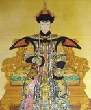 Empress Xiao Xian Chun, also known as Empress Xiao Xian, (28 March 1712 – 8 April 1748). Xiao Xian Chun was a daughter of Li Rongbao, and the elder sister of Fu Heng of the Manchu Fuca clan. She was the first Empress Consort of the Qianlong Emperor of China (1711 - 1799). Lady Fuca married Prince Hong Li (the future Qianlong Emperor) in the fifth reign year of the Yong Zheng Emperor in 1727 and was made Empress in 1736 with the title of Empress Xiao Xian. In 1728 she gave birth to the Qianlong Emperor's first daughter. Two years later, Fuca gave birth to the Emperor's second son and one year later another daughter. In 1746, she gave birth to the Emperor's seventh son. The Empress often joined the Emperor on his trips. In 1748, during one of these trips, the Empress fell ill on board of a boat and died on it. She was only 36 years old. After Empress Xiao Xian Chun was interred in the Yuling Mausoleum, the Qianlong Emperor would often visit her tomb.