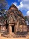 Cambodia: Part of the inner enclosure, Banteay Srei (Citadel of the Women), near Angkor
