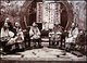 China: A wealthy family seated in a group, 1885.