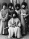 Uzbekistan: A high-ranking official of the Khanate of Khiva with his retinue, photographed by I. Volzhinsky c. 1896.